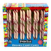Pure Fun natural candy canes for Peppermint Bark Recipe