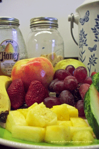 fruit for dinner
